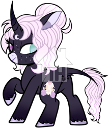 Size: 604x704 | Tagged: safe, artist:kryptidkitty, artist:mourningfog, imported from derpibooru, oc, oc only, pony, unicorn, obtrusive watermark, simple background, solo, transparent background, watermark