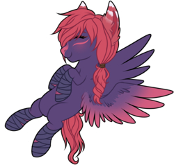 Size: 487x464 | Tagged: safe, artist:kryptidkitty, artist:mourningfog, imported from derpibooru, oc, oc only, pegasus, pony, blushing, simple background, solo, transparent background