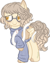 Size: 677x853 | Tagged: safe, artist:kryptidkitty, artist:mourningfog, imported from derpibooru, oc, oc only, pegasus, pony, snake, blushing, freckles, glasses, simple background, solo, transparent background