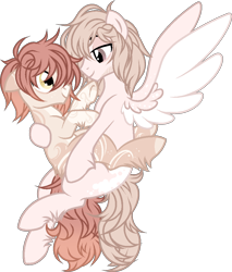 Size: 844x989 | Tagged: safe, artist:kryptidkitty, artist:mourningfog, imported from derpibooru, oc, oc only, earth pony, pegasus, pony, simple background, transparent background