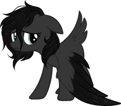 Size: 932x812 | Tagged: safe, artist:kryptidkitty, artist:mourningfog, imported from derpibooru, oc, oc only, pegasus, pony, sad, simple background, solo, transparent background