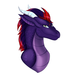 Size: 3000x3000 | Tagged: safe, artist:shamy-crist, imported from derpibooru, dragon, bust, co, commission, portrait, simple background, solo, transparent background