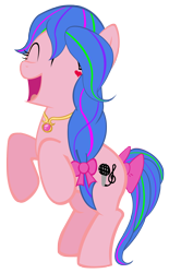 Size: 1134x1824 | Tagged: safe, artist:purplefairy456, imported from derpibooru, oc, oc only, oc:shimmer star, earth pony, pony, bow, female, mare, simple background, solo, tail bow, transparent background