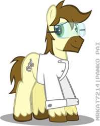 Size: 5724x7211 | Tagged: safe, artist:mrkat7214, imported from derpibooru, oc, oc only, oc:calpain, earth pony, pony, absurd resolution, goggles, male, simple background, solo, stallion, transparent background, unshorn fetlocks, vector