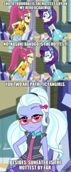 Size: 600x1440 | Tagged: safe, edit, edited screencap, imported from derpibooru, screencap, rarity, sour sweet, sugarcoat, dance magic, equestria girls, spoiler:eqg specials, caption, image macro, memeful.com, my hero academia, text