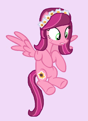 Size: 418x578 | Tagged: safe, artist:diana173076, imported from derpibooru, gloriosa daisy, pony, equestria girls ponified, ponified, solo