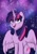 Size: 1431x2048 | Tagged: safe, artist:lightningchaserarts, imported from derpibooru, twilight sparkle, alicorn, pony, chest fluff, doodle, nebula, sky, solo, sparkle, twilight sparkle (alicorn)