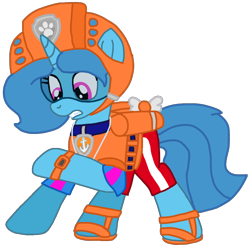 Size: 954x941 | Tagged: safe, artist:徐詩珮, imported from derpibooru, spring rain, pony, series:sprglitemplight diary, series:sprglitemplight life jacket days, series:springshadowdrops diary, series:springshadowdrops life jacket days, alternate universe, clothes, cute, female, i can't believe it's not ejlightning007arts, lifeguard, lifeguard spring rain, mare, paw patrol, simple background, solo, transparent background, zuma (paw patrol)