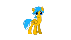 Size: 1366x768 | Tagged: safe, artist:unruly potato, imported from derpibooru, oc, oc only, oc:andy mills, pegasus, pony, solo