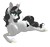 Size: 2892x2693 | Tagged: safe, artist:silkensaddle, imported from derpibooru, oc, oc:fume hood, pony, unicorn, colored, curved horn, dappled, hooves, horn, simple background, smiling, solo, transparent background, unshorn fetlocks