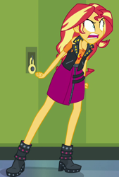 Size: 490x724 | Tagged: safe, imported from derpibooru, screencap, sunset shimmer, equestria girls, equestria girls series, forgotten friendship, angry, cropped, geode of empathy, magical geodes, solo