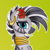 Size: 4000x4000 | Tagged: safe, artist:ser-p, imported from derpibooru, zecora, pony, zebra, absurd resolution, bust, chest fluff, ear fluff, female, flower, flower in hair, green background, looking at you, portrait, profile, side view, simple background, solo