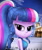 Size: 3000x3600 | Tagged: safe, alternate version, artist:aryatheeditor, imported from derpibooru, sci-twi, twilight sparkle, equestria girls, accessories, accessory, bare shoulders, beautiful, bedroom eyes, breasts, bust, clothes, cute, cutie mark, cutie mark background, digital art, dress, element of magic, female, geode of telekinesis, glasses, glasses off, heterochromia, looking at you, magical geodes, missing accessory, nerd, outfit, photo, ponytail, powerful sparkle, sleeveless, sleeveless turtleneck, snow, snowflake, solo, winter