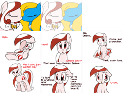 Size: 2404x1804 | Tagged: safe, artist:askoperapony, imported from derpibooru, oc, oc:internet explorer, oc:opera, pony, browser ponies, internet explorer, kissing