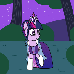 Size: 1280x1280 | Tagged: safe, artist:platinumdrop, imported from derpibooru, twilight sparkle, alicorn, pony, clothes, dress, gloves, gown, ponified, request, solo, twilight sparkle (alicorn)