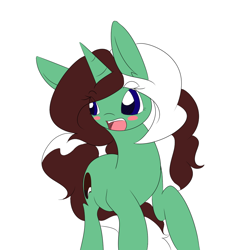 Size: 1000x1000 | Tagged: safe, artist:kaggy009, imported from derpibooru, oc, oc only, oc:peppermint pattie (unicorn), pony, unicorn, ask peppermint pattie, female, mare, solo