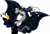 Size: 6494x4377 | Tagged: safe, artist:isaac_pony, imported from derpibooru, oc, oc:lord fear, draconequus, antagonist, clothes, halloween, hat, holiday, horn, male, moon, nightmare, nightmare night, not discord, oc villain, photo, simple background, smiley face, smiling, solo, transparent background, tuxedo, vector, villainess, wings