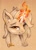 Size: 847x1177 | Tagged: safe, artist:lailyren, imported from derpibooru, oc, oc only, oc:aurora shinespark, pony, unicorn, bust, ear fluff, ear piercing, earring, fire, jewelry, piercing, smiling, smirk, solo