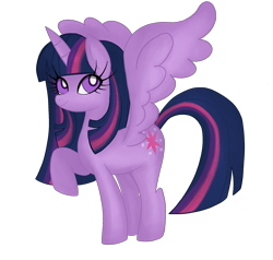 Size: 1848x1760 | Tagged: safe, alternate version, artist:insomniaqueen, imported from derpibooru, twilight sparkle, alicorn, pony, background removed, eyelashes, female, mare, raised hoof, simple background, solo, transparent background, twilight sparkle (alicorn)