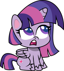 Size: 7270x8036 | Tagged: safe, artist:thatusualguy06, imported from derpibooru, twilight sparkle, alicorn, pony, my little pony: pony life, spoiler:pony life s01e29, .svg available, absurd resolution, female, g4.5, looking up, mare, open mouth, pony life accurate, show accurate, simple background, solo, transparent background, twilight sparkle (alicorn), vector, zound off