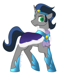 Size: 750x850 | Tagged: safe, artist:enigmadoodles, idw, imported from derpibooru, king sombra, pony, colored pupils, good king sombra, simple background, solo, transparent background