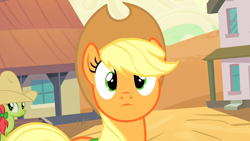 Size: 1920x1080 | Tagged: safe, imported from derpibooru, screencap, applejack, the last roundup, cute, jackabetes