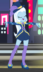 Size: 1156x1938 | Tagged: safe, artist:gmaplay, edit, imported from derpibooru, trixie, equestria girls, equestria girls series, epaulettes, hat, magician outfit, solo, top hat