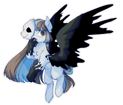 Size: 1054x900 | Tagged: safe, artist:thieeur-nawng, imported from derpibooru, oc, oc only, pony, claws, flying, mask, simple background, solo, transparent background