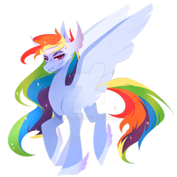 Size: 1920x1931 | Tagged: safe, artist:rxiantool, artist:ryrxian, imported from derpibooru, rainbow dash, pegasus, pony, deviantart watermark, female, looking at you, mare, obtrusive watermark, one eye closed, simple background, smiling, smiling at you, solo, transparent background, watermark, wink, winking at you