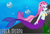 Size: 2320x1600 | Tagged: safe, artist:cyber-murph, imported from derpibooru, violet blurr, mermaid, series:cyber-murph's mermaids, equestria girls, background human, belly, belly button, bra, bubble, clothes, eyeshadow, female, lidded eyes, makeup, mermaidized, midriff, ponytail, seashell bra, seaweed, signature, species swap, swimming, underwater, underwear