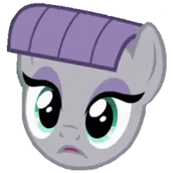 Size: 323x323 | Tagged: safe, edit, edited screencap, imported from derpibooru, screencap, maud pie, earth pony, pony, rock solid friendship, background removed, faic, female, mare, simple background, solo, surprised, transparent background