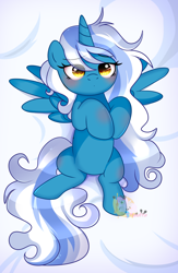 Size: 3160x4861 | Tagged: safe, artist:2pandita, imported from derpibooru, oc, oc only, oc:fleurbelle, alicorn, pony, blushing, female, mare, solo