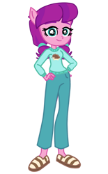 Size: 703x1137 | Tagged: source needed, useless source url, safe, artist:gmaplay, imported from derpibooru, lily longsocks, equestria girls, pony ears, simple background, solo, transparent background