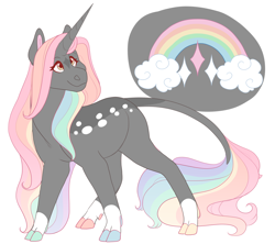 Size: 1800x1600 | Tagged: safe, artist:uunicornicc, imported from derpibooru, oc, oc only, pony, unicorn, cloven hooves, female, mare, simple background, solo, white background