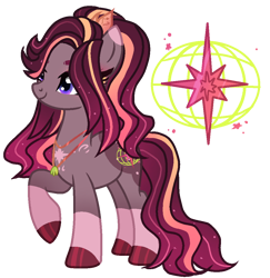 Size: 1020x1048 | Tagged: safe, artist:elementbases, artist:marihht, imported from derpibooru, oc, oc only, pony, unicorn, base used, coat markings, colored hooves, cutie mark, female, jewelry, magical lesbian spawn, mare, necklace, offspring, parent:sunset shimmer, parent:twilight sparkle, parents:sunsetsparkle, raised hoof, simple background, socks (coat marking), socks (coat markings), solo, transparent background