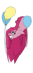 Size: 1834x4000 | Tagged: safe, artist:inspiredpixels, edit, edited edit, editor:soulless pinkamena, imported from derpibooru, vector edit, pinkie pie, pony, female, looking at you, pinkamena diane pie, solo, solo female, vector