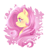 Size: 851x900 | Tagged: safe, artist:yami-sempai, imported from derpibooru, fluttershy, butterfly, pony, blushing, bust, cute, ear fluff, female, mare, portrait, profile, shyabetes, smiling, solo