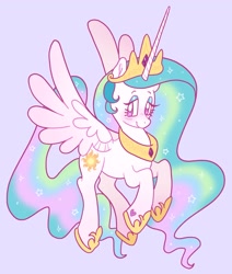 Size: 1735x2048 | Tagged: safe, artist:alexbeeza, imported from derpibooru, princess celestia, alicorn, pony, cute, cutelestia, female, gray background, mare, simple background, solo, spread wings, wings