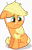 Size: 6387x10050 | Tagged: safe, artist:thatusualguy06, imported from derpibooru, applejack, earth pony, pony, going to seed, .svg available, absurd resolution, blank flank, cute, female, filly, filly applejack, jackabetes, sad, sadorable, show accurate, simple background, transparent background, unhapplejack, vector, younger