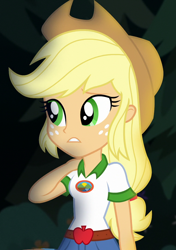 Size: 758x1079 | Tagged: safe, imported from derpibooru, screencap, applejack, equestria girls, legend of everfree, cropped, cute, jackabetes, solo