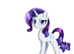 Size: 1280x939 | Tagged: safe, artist:melanyschaffer, artist:opal_radiance, imported from derpibooru, rarity, pony, unicorn, blushing, looking at you, simple background, solo, sparkly eyes, transparent background, white background