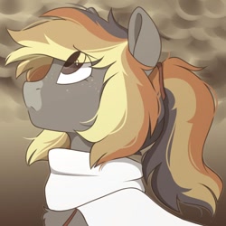 Size: 1000x1000 | Tagged: safe, artist:crimmharmony, imported from derpibooru, oc, oc only, oc:dusty twine, pony, bust, solo