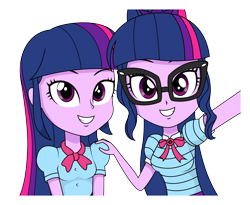 Size: 2790x2285 | Tagged: safe, artist:diilaycc, imported from derpibooru, sci-twi, twilight sparkle, equestria girls, looking at you, sci twi, simple background, transparent background, twolight