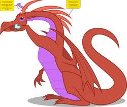 Size: 2000x1691 | Tagged: safe, imported from derpibooru, princess flurry heart, oc, oc:crystal blaze, dragon, earth pony, pony, fanfic:empress dragon, fanfic art, female, filly, happy, simple background, transparent background