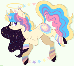 Size: 1100x987 | Tagged: safe, artist:higgly-chan, imported from derpibooru, oc, oc only, oc:supernova, pony, unicorn, female, halo, solo