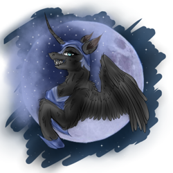 Size: 768x768 | Tagged: safe, artist:runatfox, imported from derpibooru, nightmare moon, princess luna, alicorn, pony