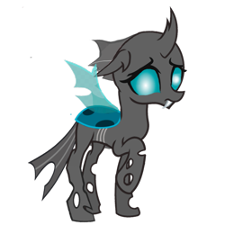 Size: 1141x1141 | Tagged: safe, artist:asterix214, imported from derpibooru, ocellus, changeling, female, pre changedling ocellus, simple background, solo, transparent background