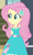 Size: 334x560 | Tagged: safe, imported from derpibooru, screencap, fluttershy, equestria girls, equestria girls series, fluttershy's butterflies, arm behind back, clothes, cropped, cute, dress, fluttershy's butterflies: applejack, geode of fauna, hairpin, magical geodes, shyabetes, smiling, solo