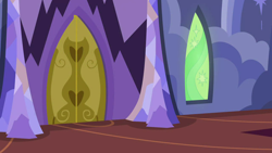 Size: 1280x720 | Tagged: safe, imported from derpibooru, screencap, top bolt, background, liminal space, no pony, scenic ponyville, twilight's castle