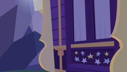 Size: 1280x720 | Tagged: safe, imported from derpibooru, screencap, to where and back again, background, no pony, ponyville, scenic ponyville, trixie's wagon